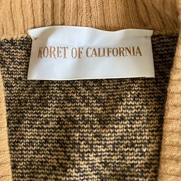 New Vintage 70s KORET OF CALIFORNIA wool sweater sz 38 - Picture 2 of 12